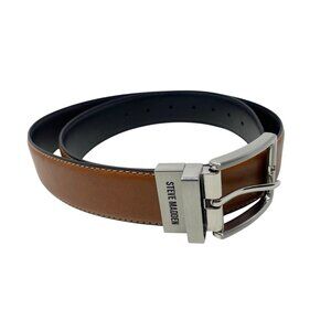 Steve Madden Mens Reversible‎ Black & Tan Belt Career Business Casual Size 34 36